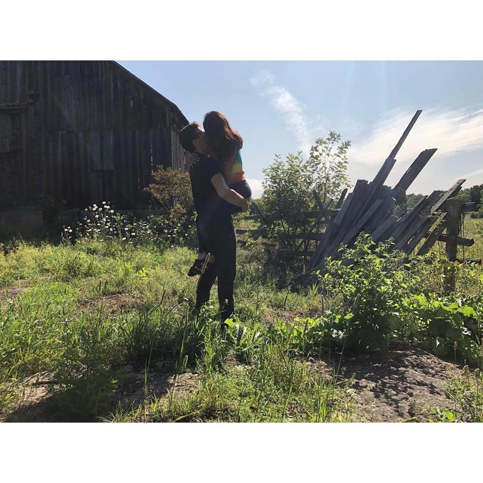 Our engagement at a B&B on a farm in Ontario!