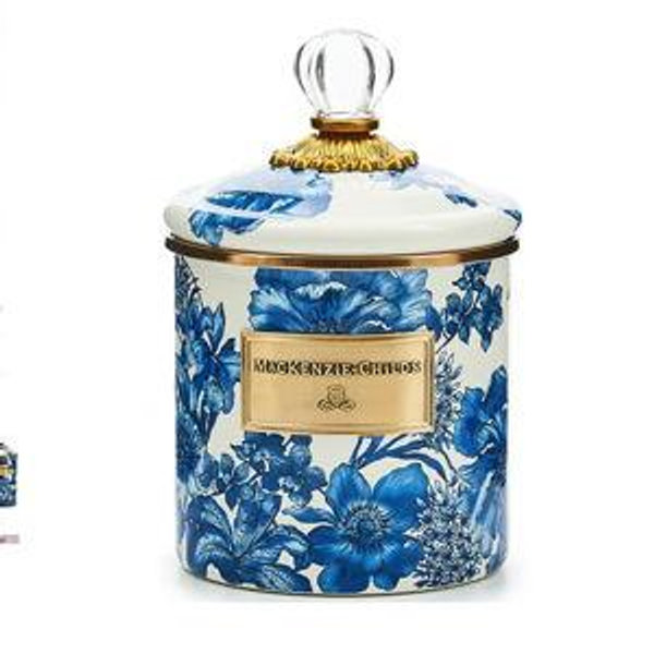 Royal English Garden Enamel Canisters