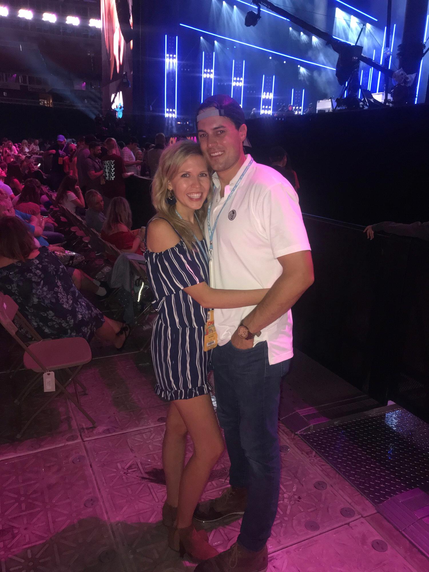 Kristin's first Cherry family CMA fest experience