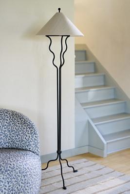 Beatrice Wavy Shaded Floor Lamp