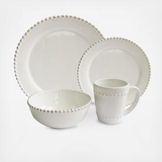 Bianca Bead 16-Piece Dinnerware Set