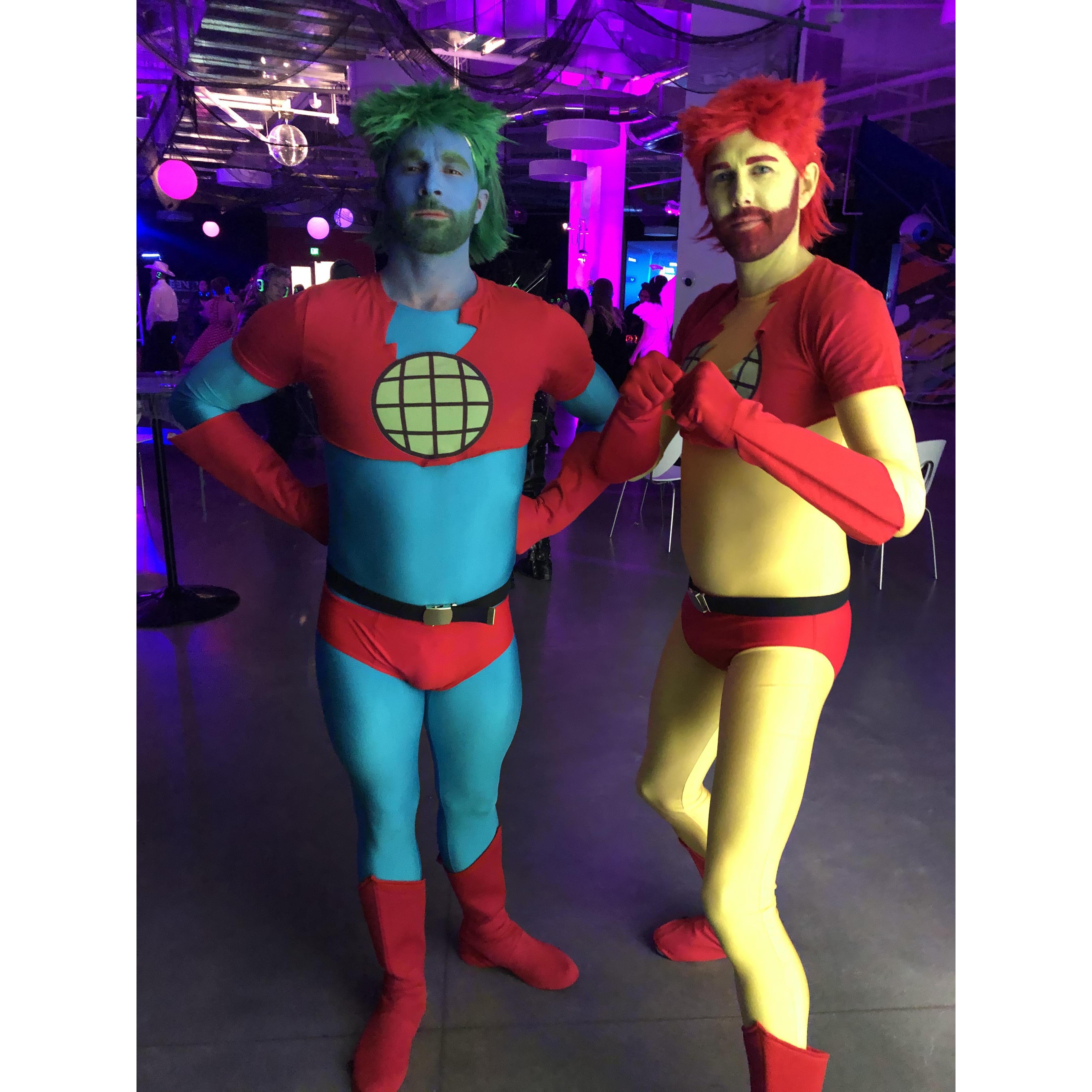 Captain Planet and Captain Pollution!