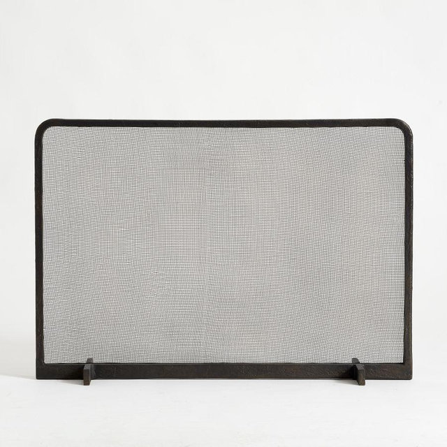 Bodhi Fireplace Screen, Small - Bronze