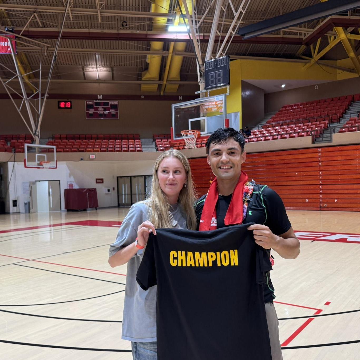 Yes she married and intramural champion.