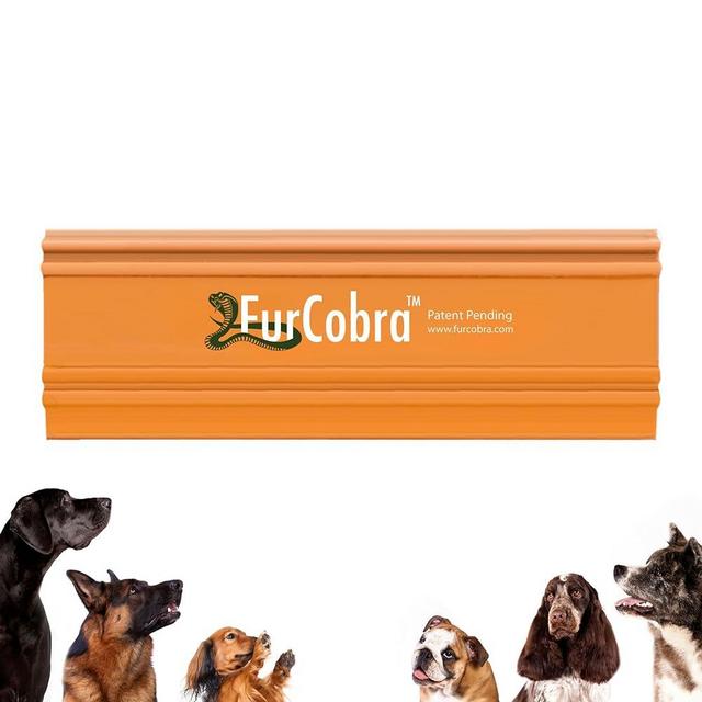 FURCOBRA Pro Pet Hair Remover 4.33" - Easy Grip Pet Hair Carpet Scraper, Pet Hair Removal Tool - Cat Hair Remover, Dog Hair Remover for Couch, Home Surfaces - Light & Compact Fur Remover Tool