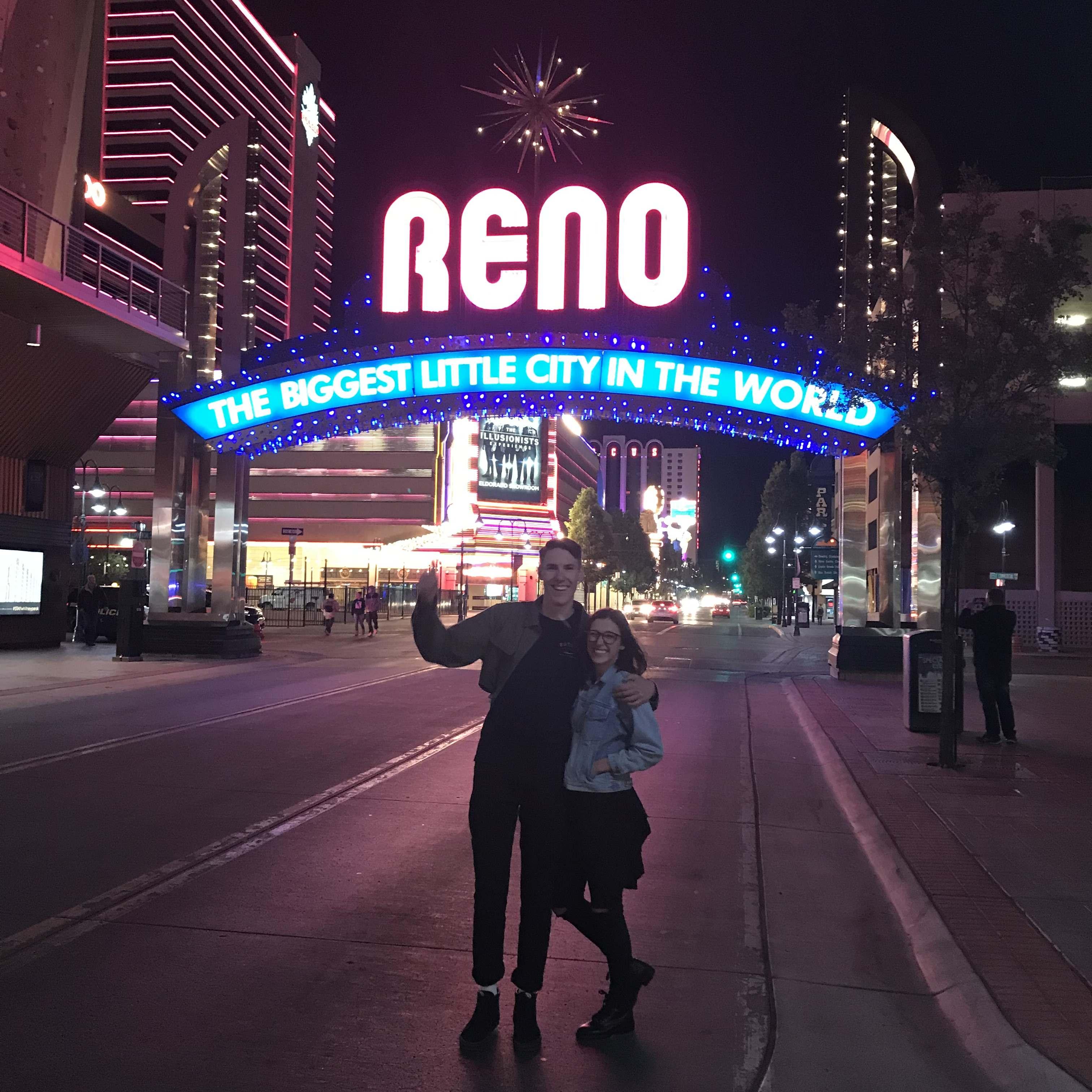 2019, I graduated college earlier that evening from UNR. Sav was right by my side that day :)