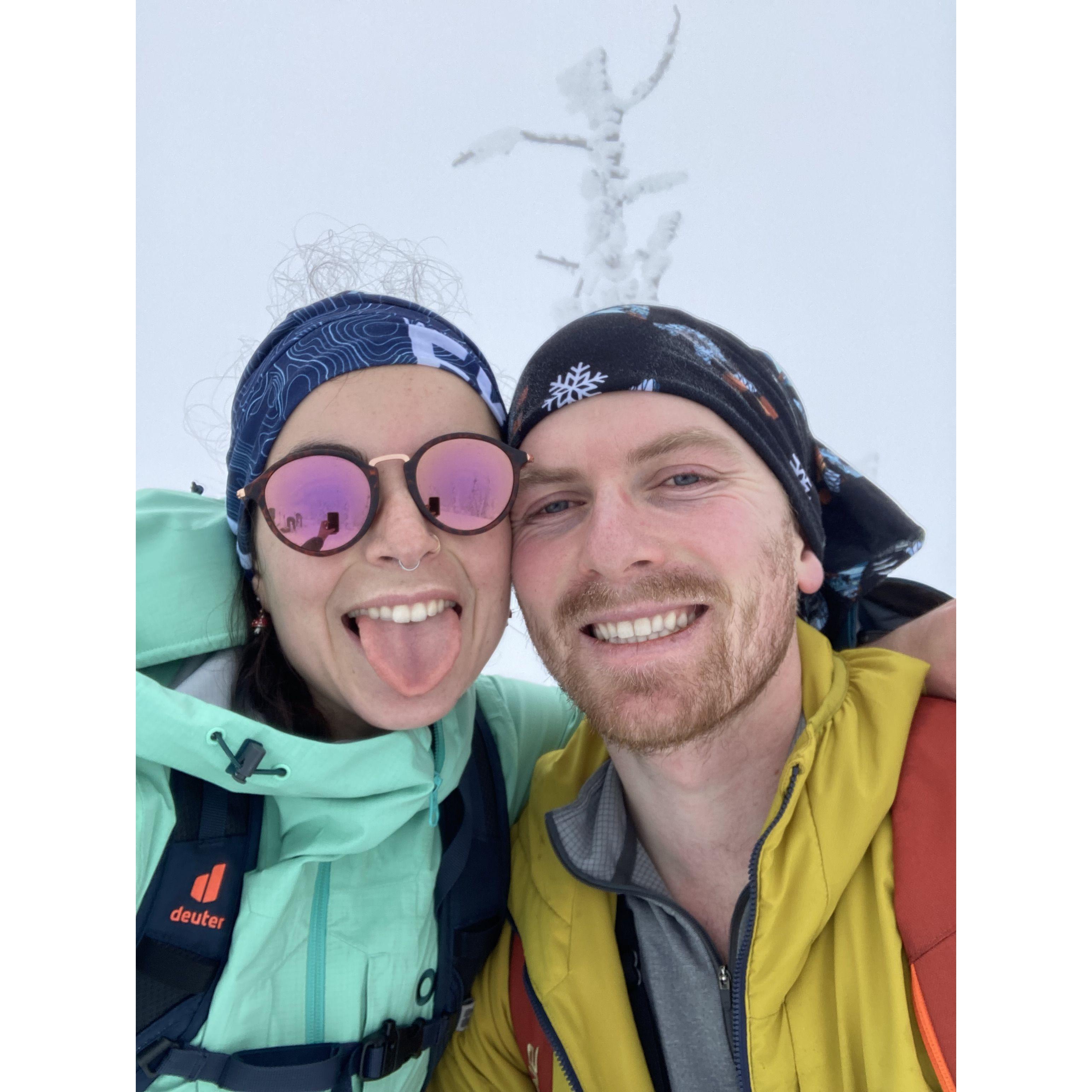 Ski touring in McCall, Idaho