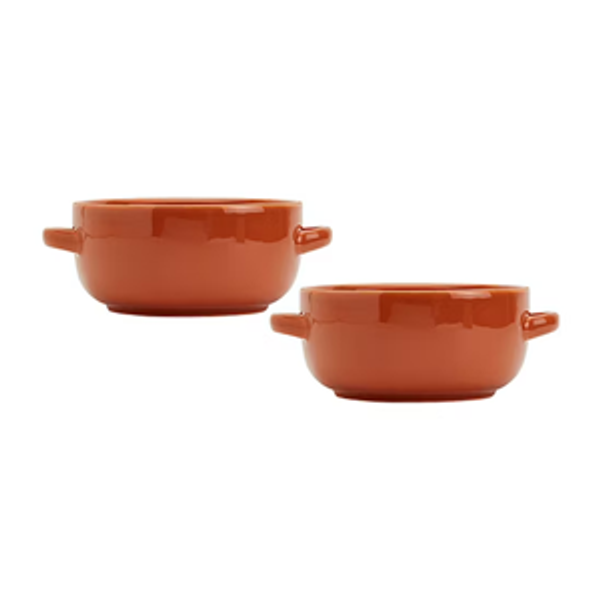 Jenny Martinez 2-pc. Stoneware Soup Bowl