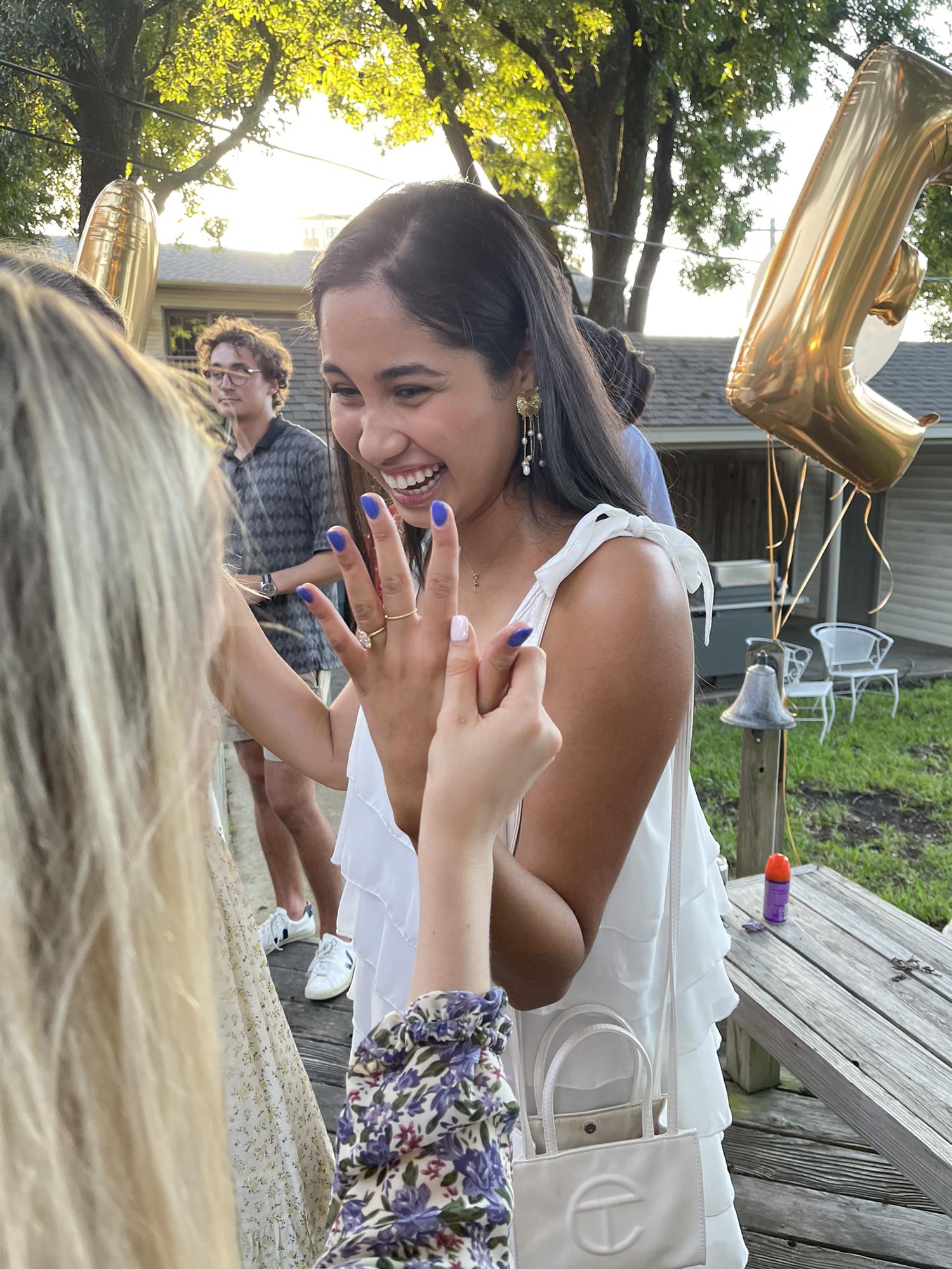 me geeking out that i just got engaged !!!