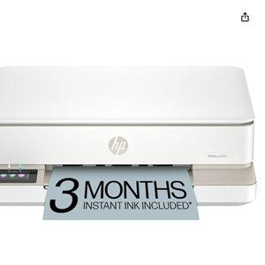 HP Envy 6155e Wireless All-in-One Color Inkjet Printer, Portobello, Print, scan, copy, Duplex printing Best-for-home, 3 month Instant Ink trial included, AI-enabled (714L5A)