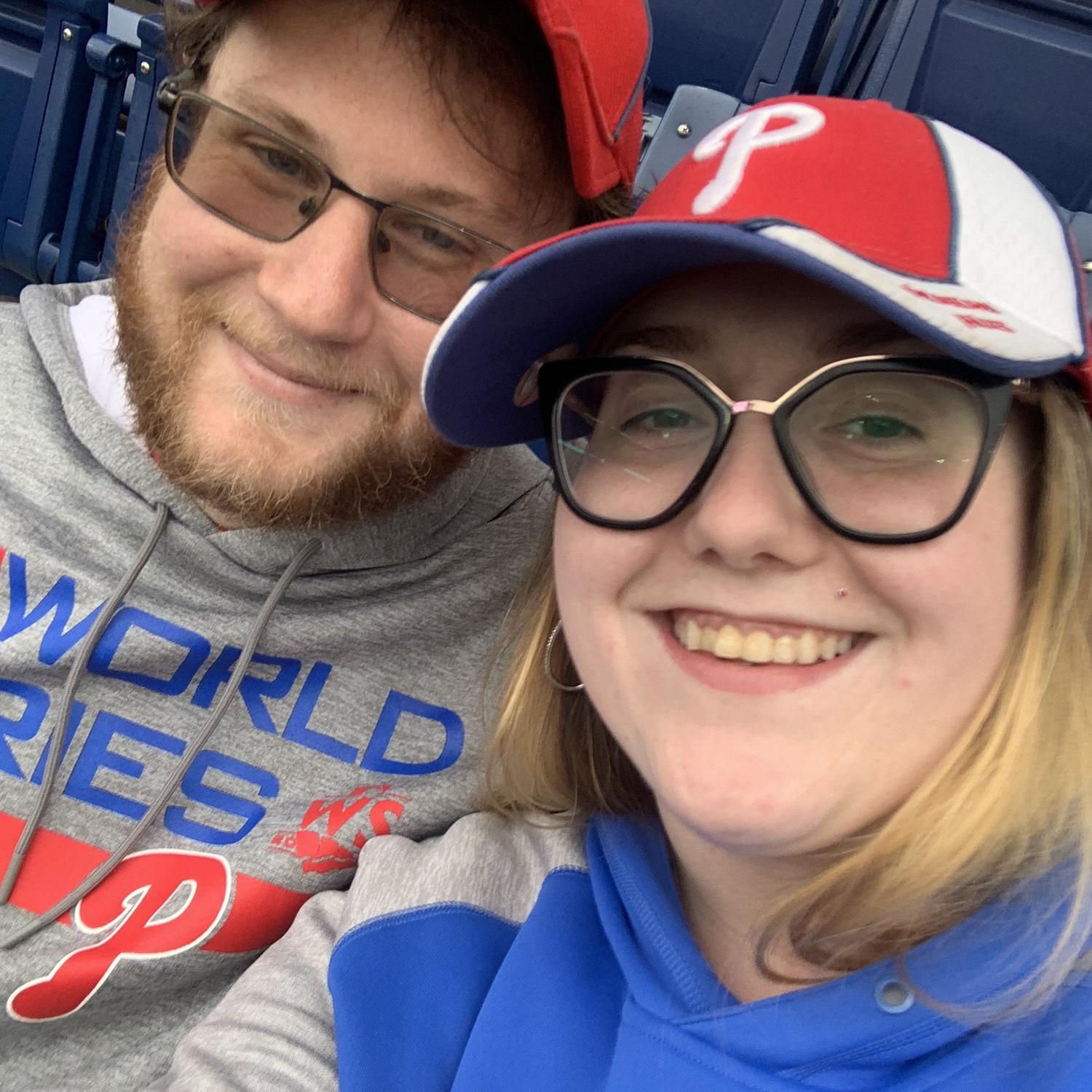 First Phillies game together ❤️