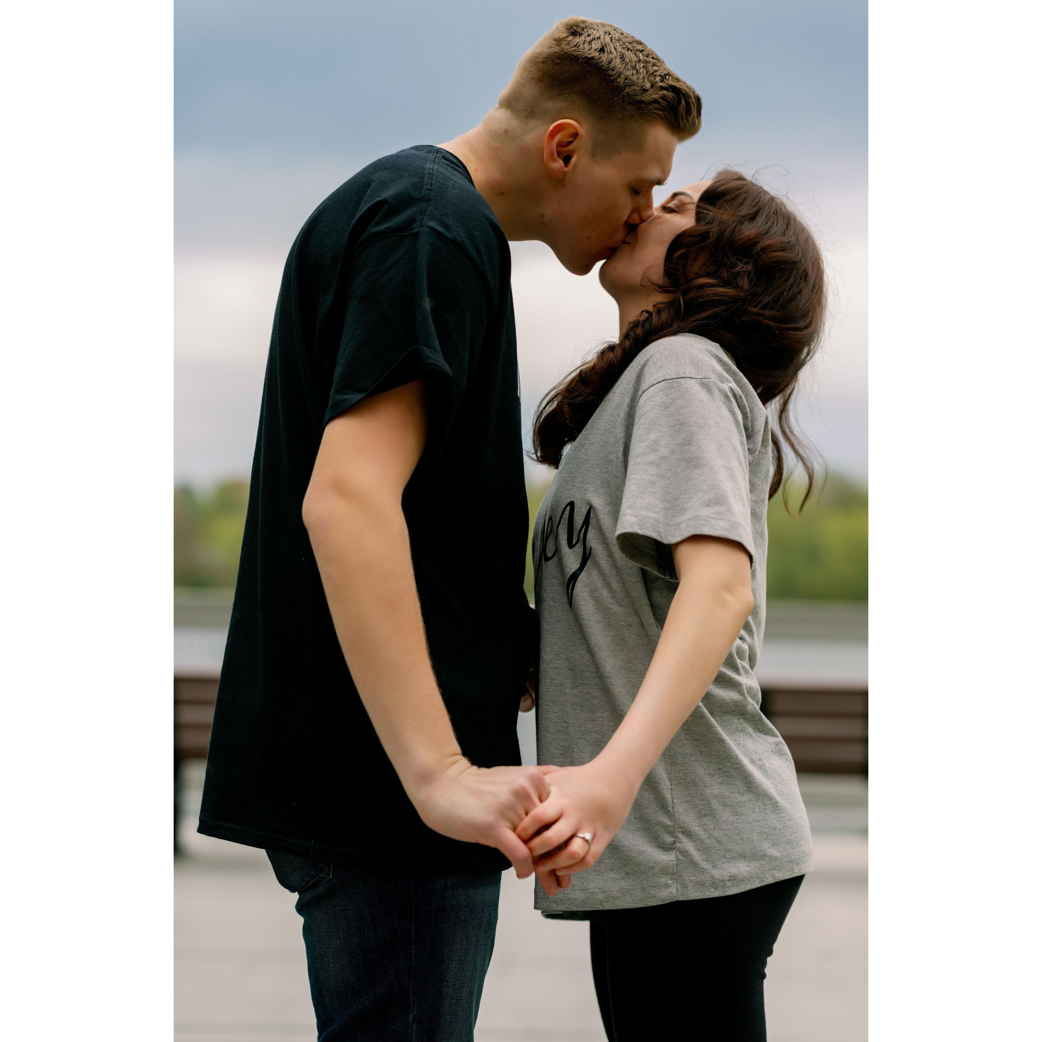 Our Engagement Photo Shoot, Congers Lake, NY - May 2022