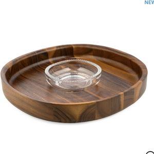 Braid Glass Chip & Dip | Nambé