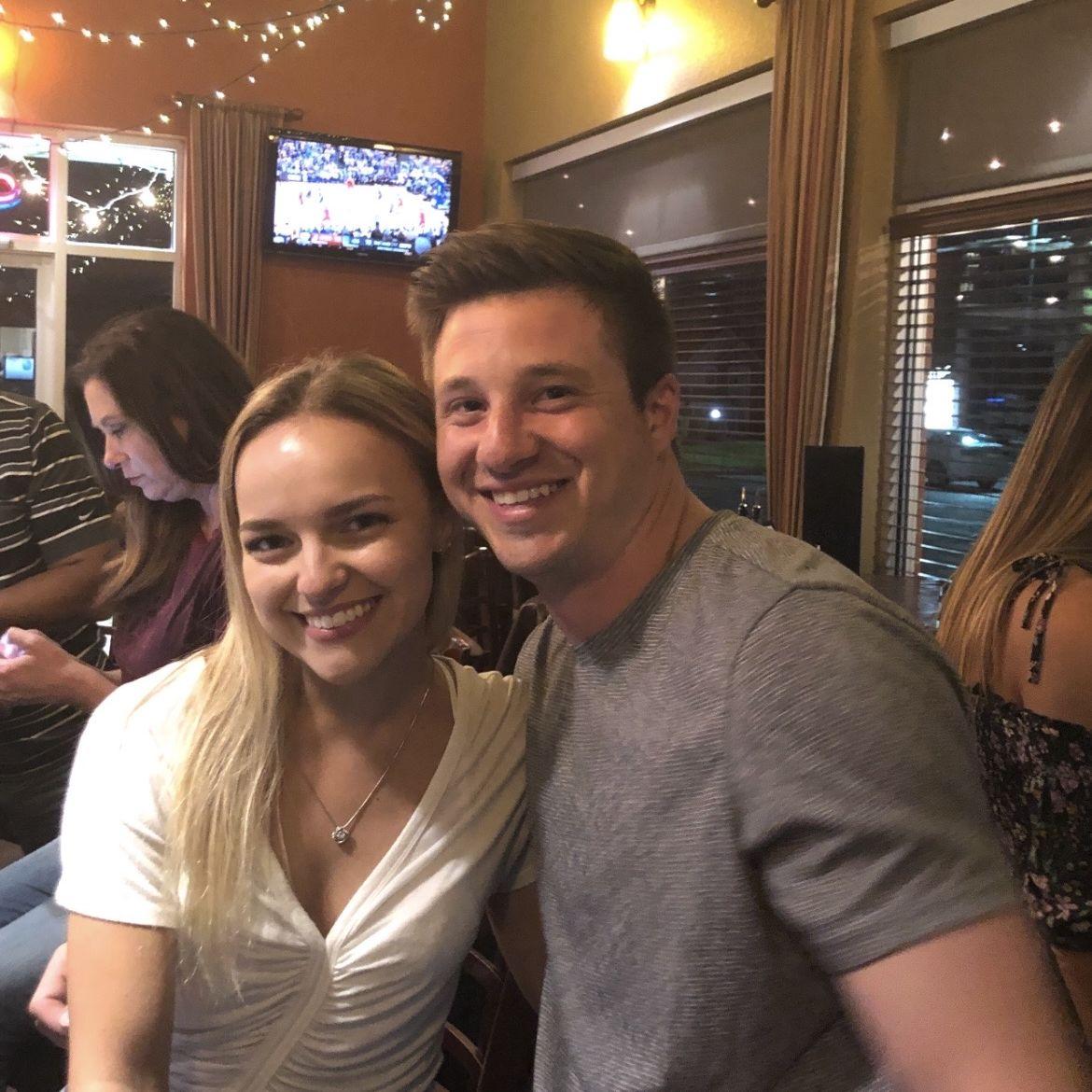 Our first photo, taken in May 2019 <3