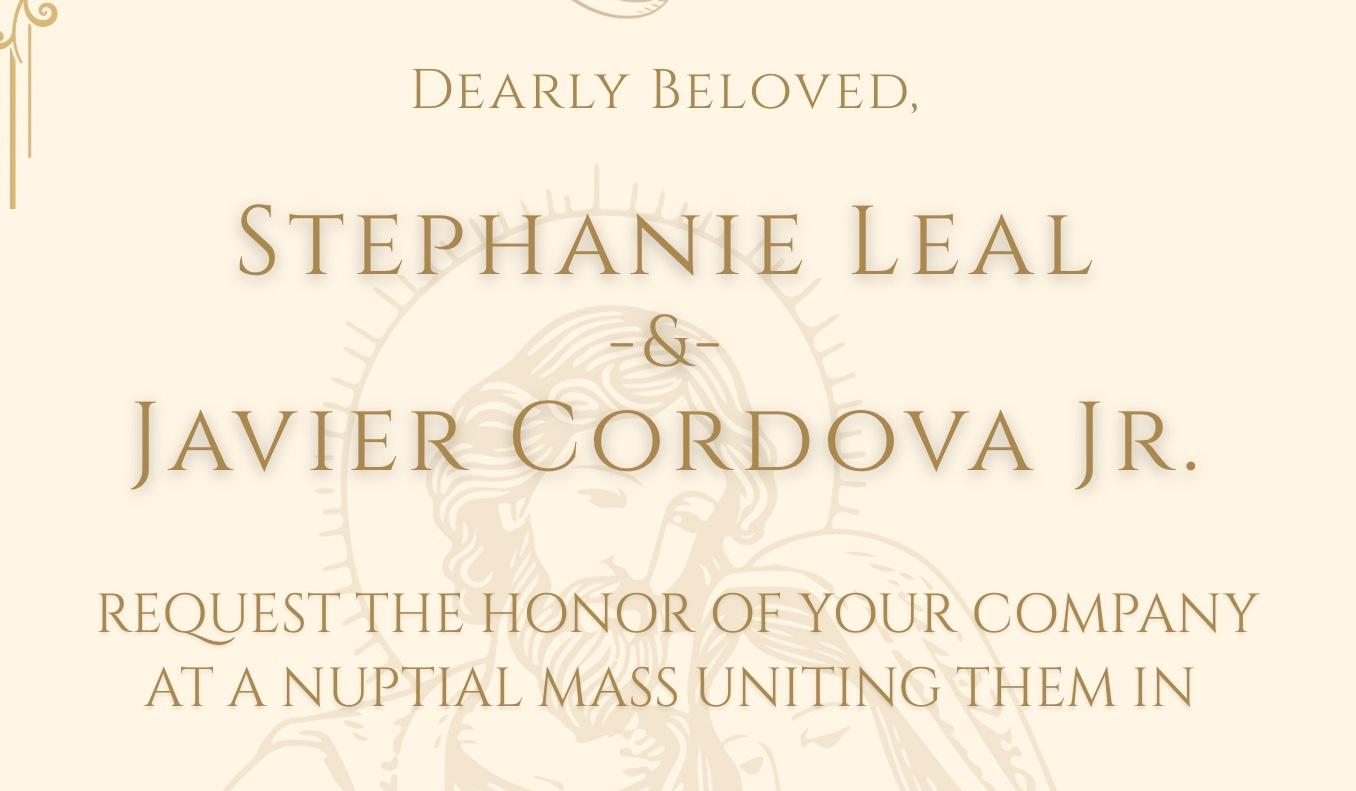 The Wedding Website of Javier Leal-Cordova and Stephanie Leal-Cordova