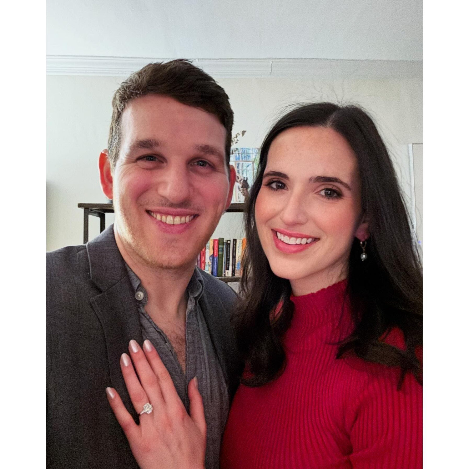 The day Zack proposed (the second time).