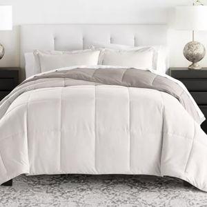 [natural/latte] QUEEN Reversible Comforter Sets - Macy's