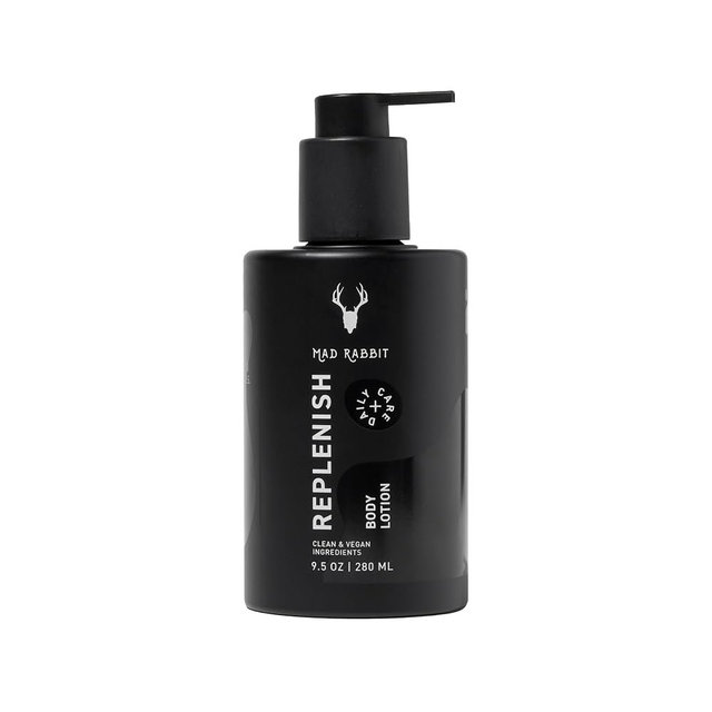 Mad Rabbit Replenish Tattoo Body Lotion - Fragrance-Free Lotion, Non-Greasy & Silicone-Free, Clean Ingredients, Lightweight for Daily Use (9.5 Ounce)