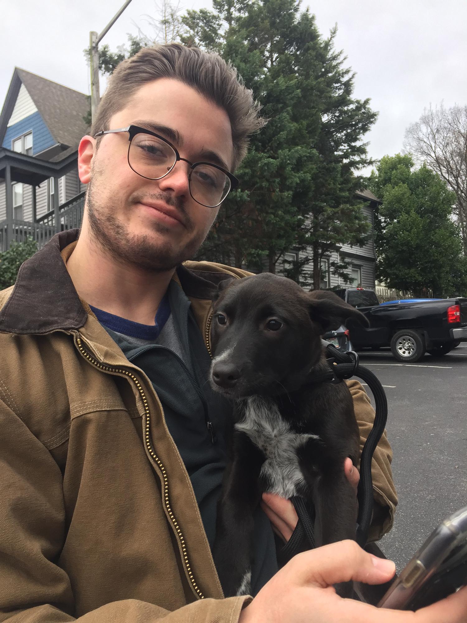 Evan brought this lil lady home one day after being begged to find her a better home. We fell in love with her big ears and even bigger personality pretty quickly and decided to keep her for ourselves