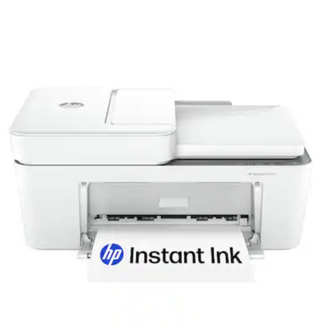 HP - DeskJet 4255e Wireless AI-Enabled All-in-One Inkjet Printer with 3 Months of Instant Ink - White