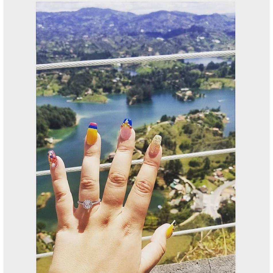 August 12th 2018, the day I said yes on top of the world in Colombia!