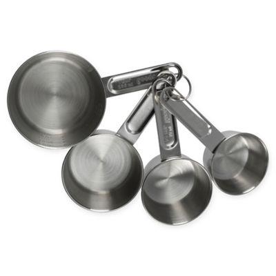 4-Piece Stainless Steel Measuring Cups Set