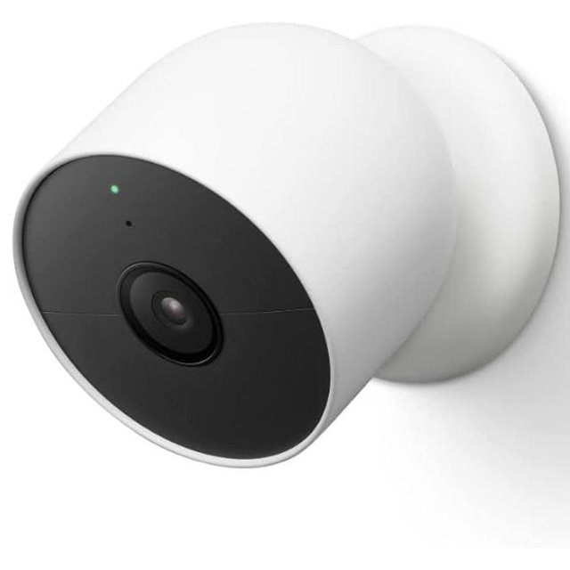 Google Nest Cam Outdoor or Indoor, Battery - 2nd Generation - 1 Pack