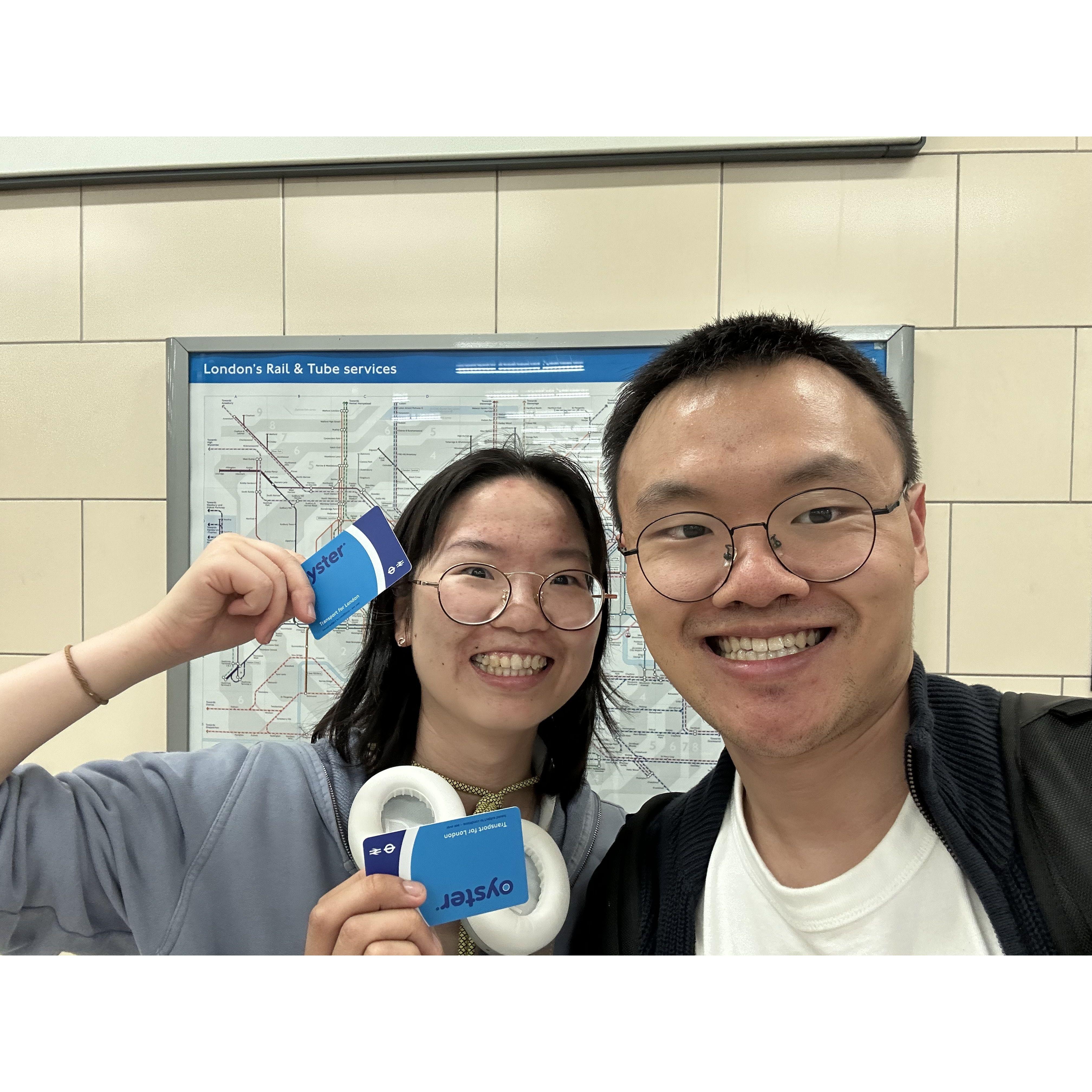 Reciting Shakespeares' "The world is your oyster" ... with Oyster Cards