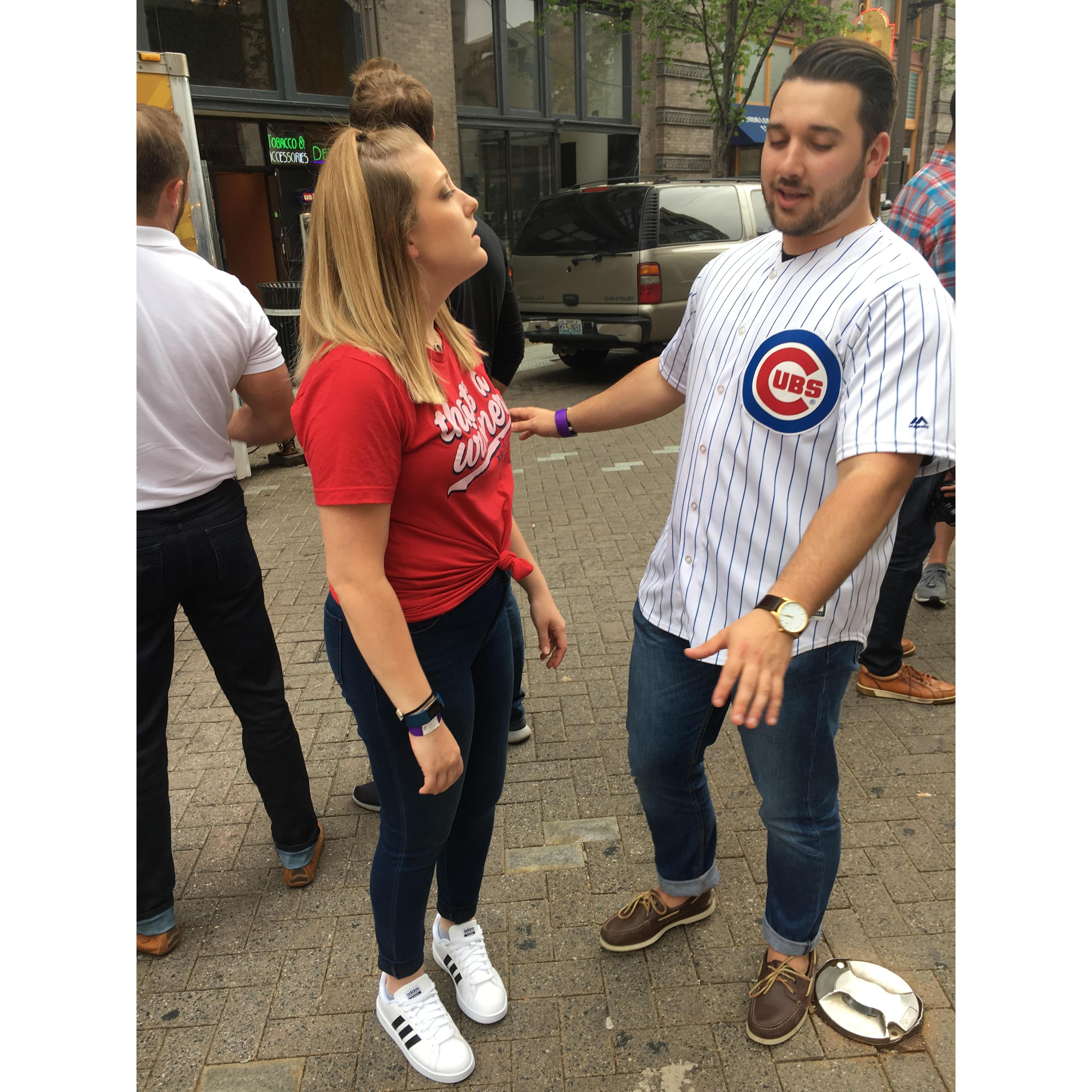 First Cubs v Cards game