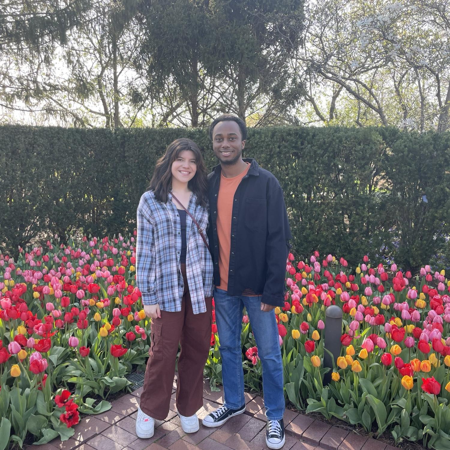 One of our first dates at this beautiful botanic garden.
