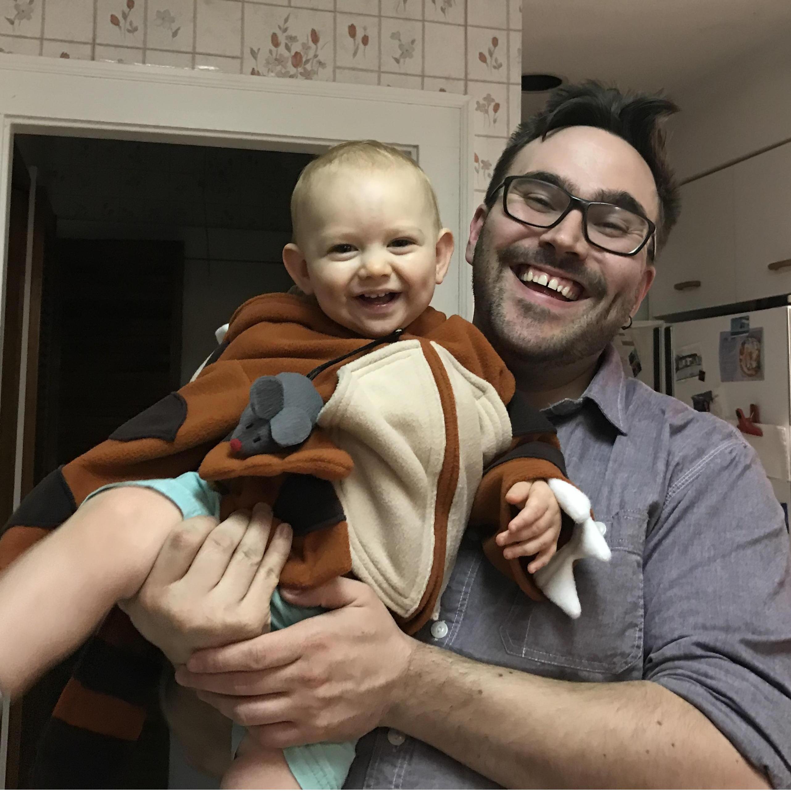 Teija's visit to our Brighton apartment in 2017.