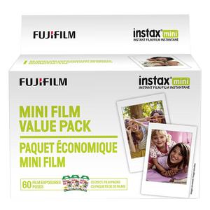 Fujifilm Instax Mini Instant Film Value Pack - (3 Twin Packs, 60 Total Pictures)