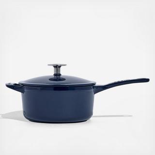 Enameled Cast Iron Saucepan