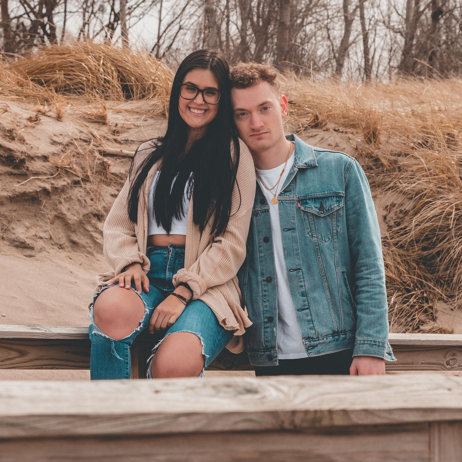 Nico made us do a beach photo shoot in early march to have photos for our 1 year together