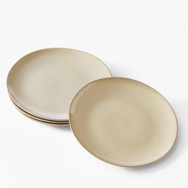 Sintra Stoneware Salad Plates - Sand