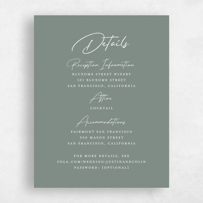 Multi-Colored Wedding Enclosure - Burke