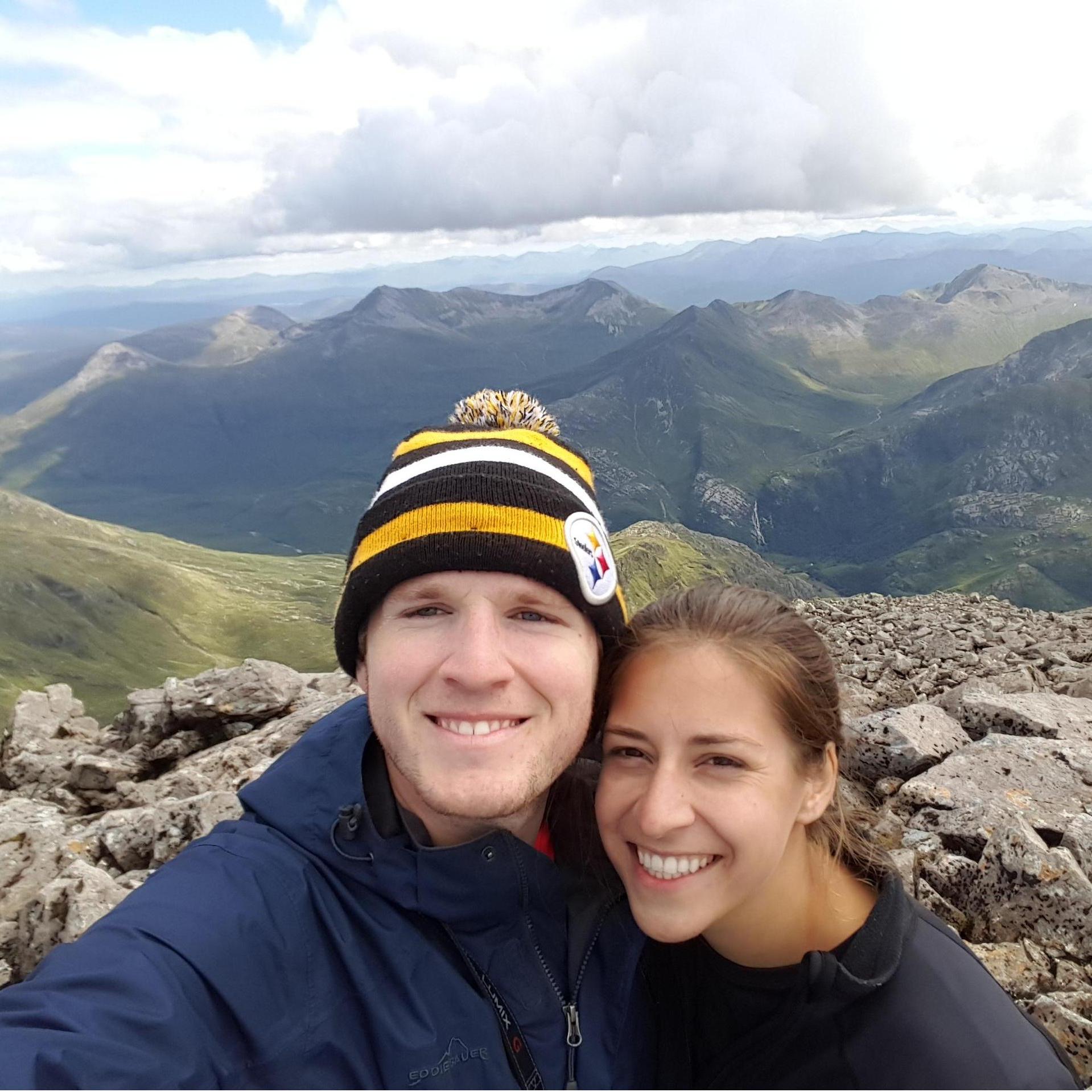 Summit of Ben Nevis, highest peak in Britain. Summer 2016 - where the proposal should have happened.