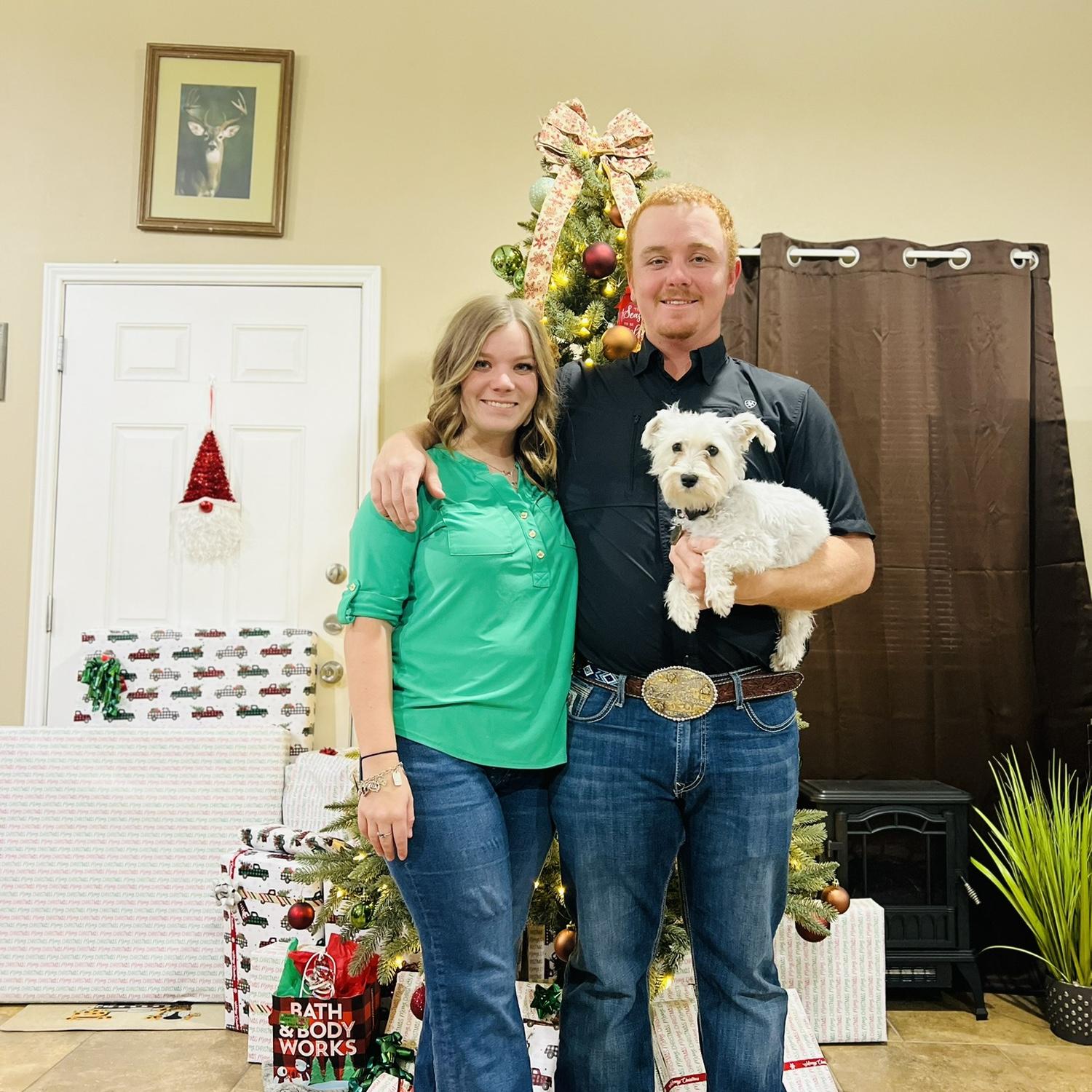 Our first Christmas with Lucy!