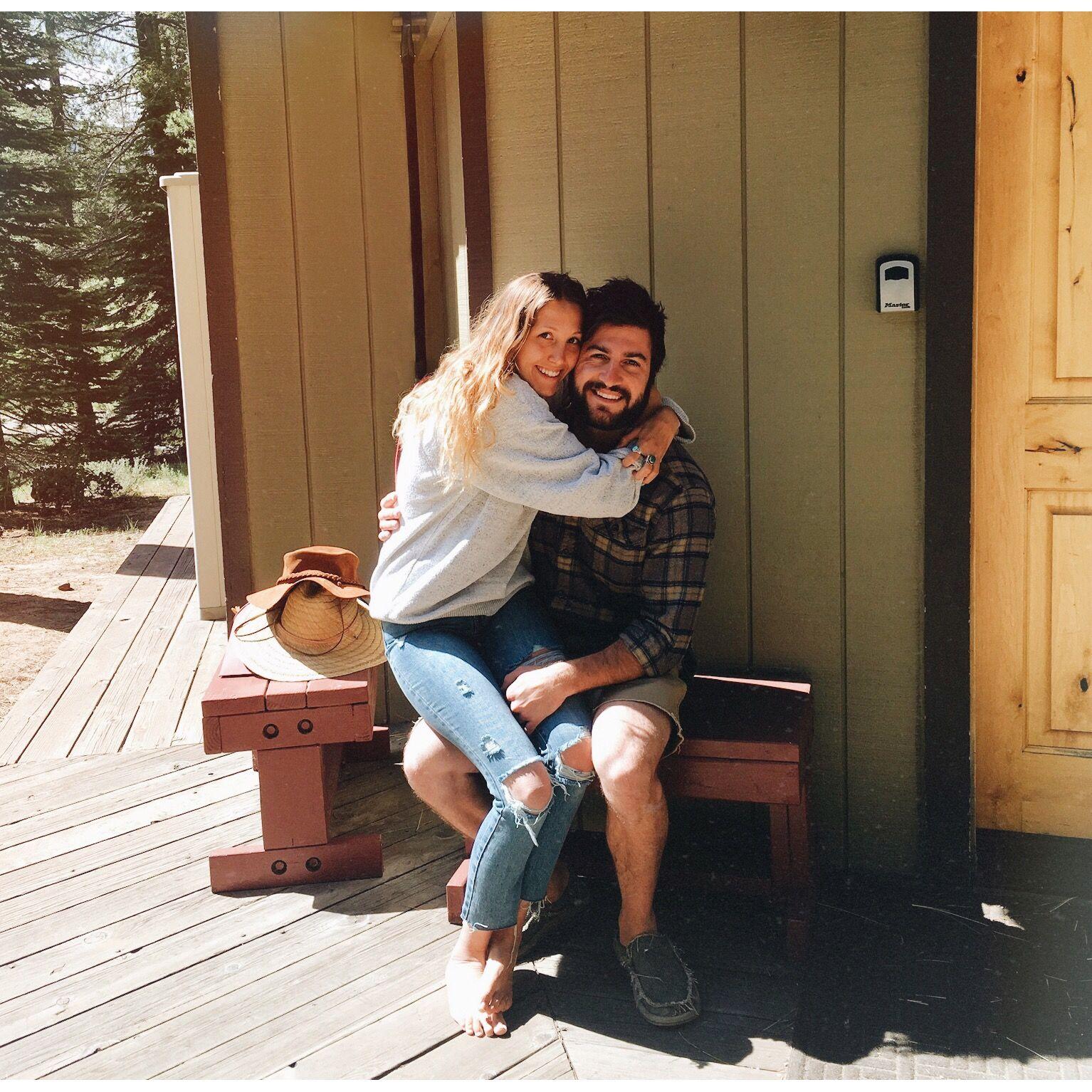 Us at a Cortright/DeFazio vacation in Tahoe in 2018. We almost burned the cabin down during this trip....