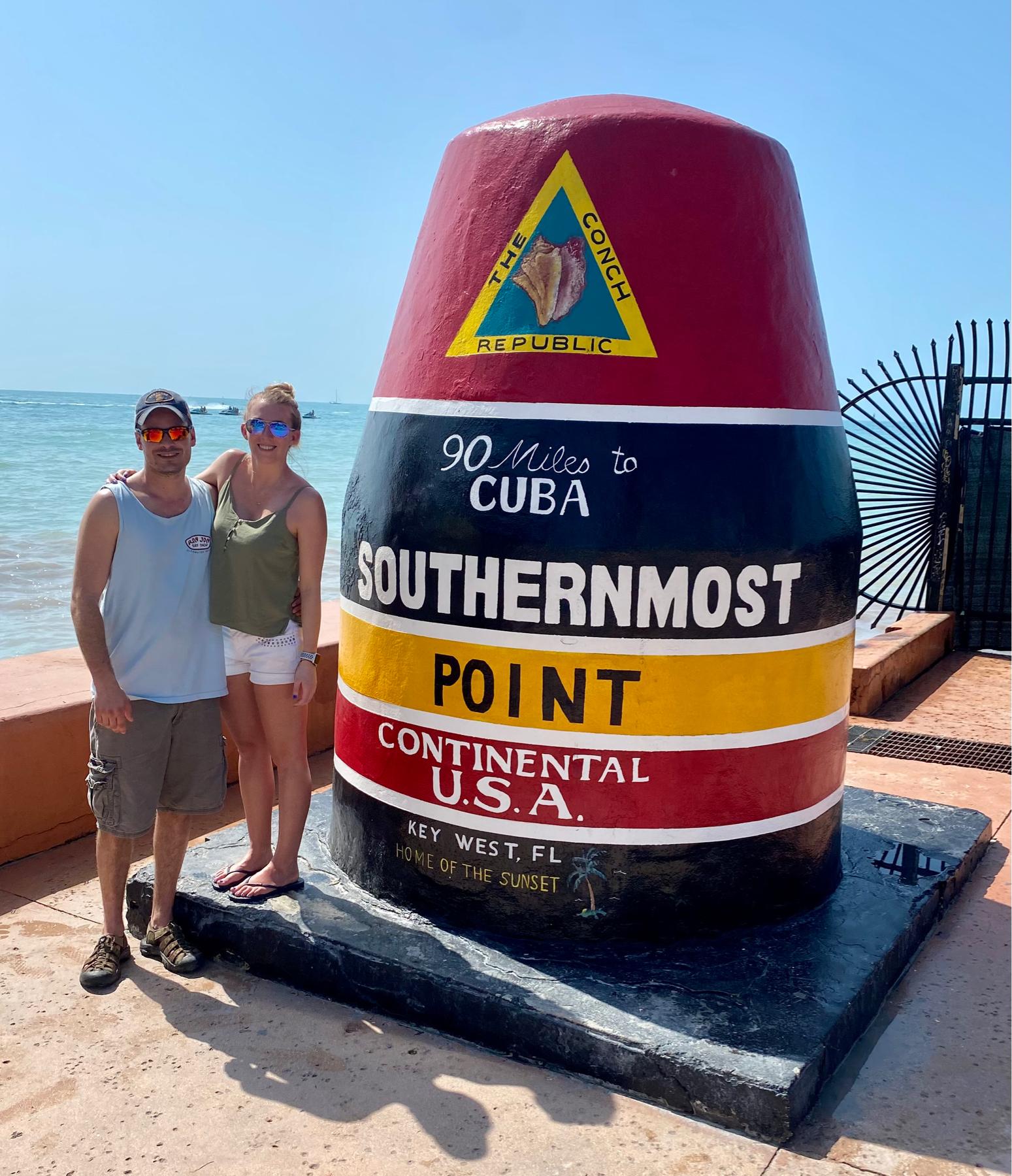The Southernmost Point of the U.S. in Key West, Florida