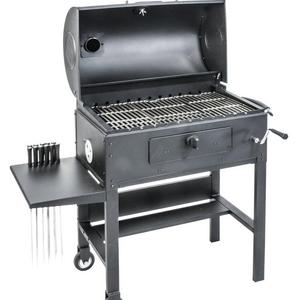 Blackstone 3-in-1 Kabob Charcoal Grill - Barbecue - Smoker - With Automatic Rotisserie - 11 custom heavy-duty skewers included