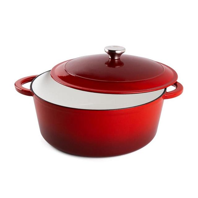 AILIBOO Enameled Cast Iron Dutch Oven - 9.5QT round Pot with Lid，Heavy-Duty Cookware for Braising, Stews, Roasting, Bread