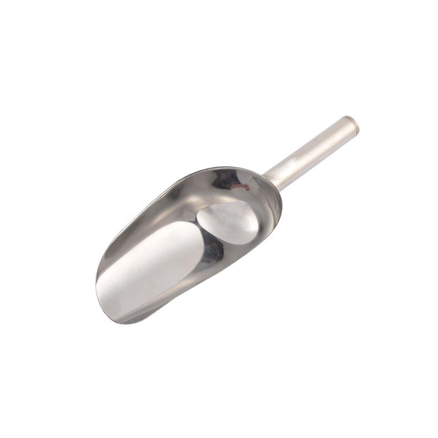 Unique Bargains Kitchen Stainless Steel Flour Sugar Soybean Spice Ice Cream Scoops Silver Tone 1 Pc