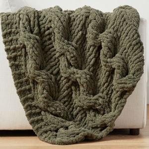 Plush Colossal Handknit Throw