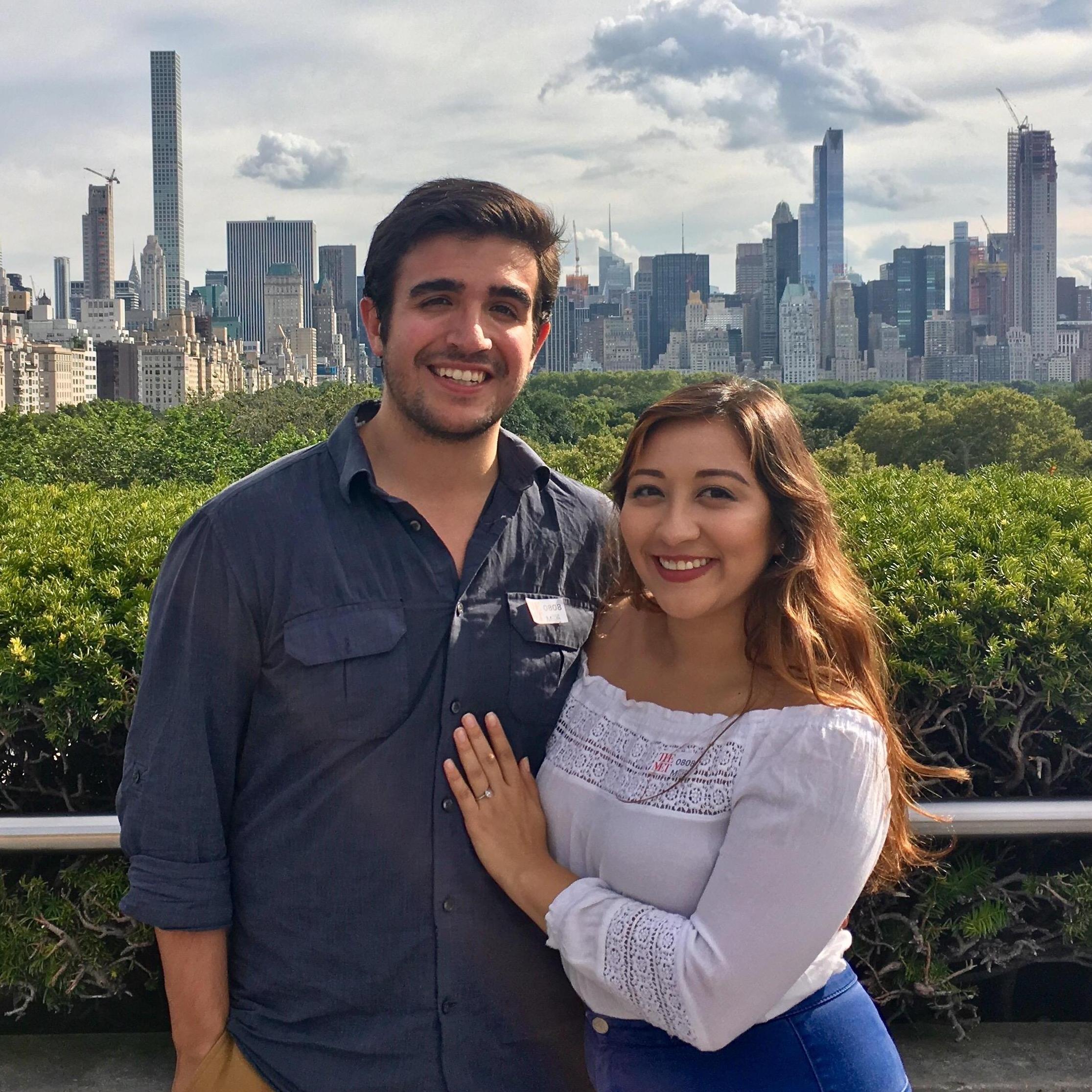 At the Met the day Heath proposed.