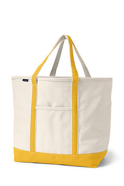 Extra Large Natural Open Top Canvas Tote Bag