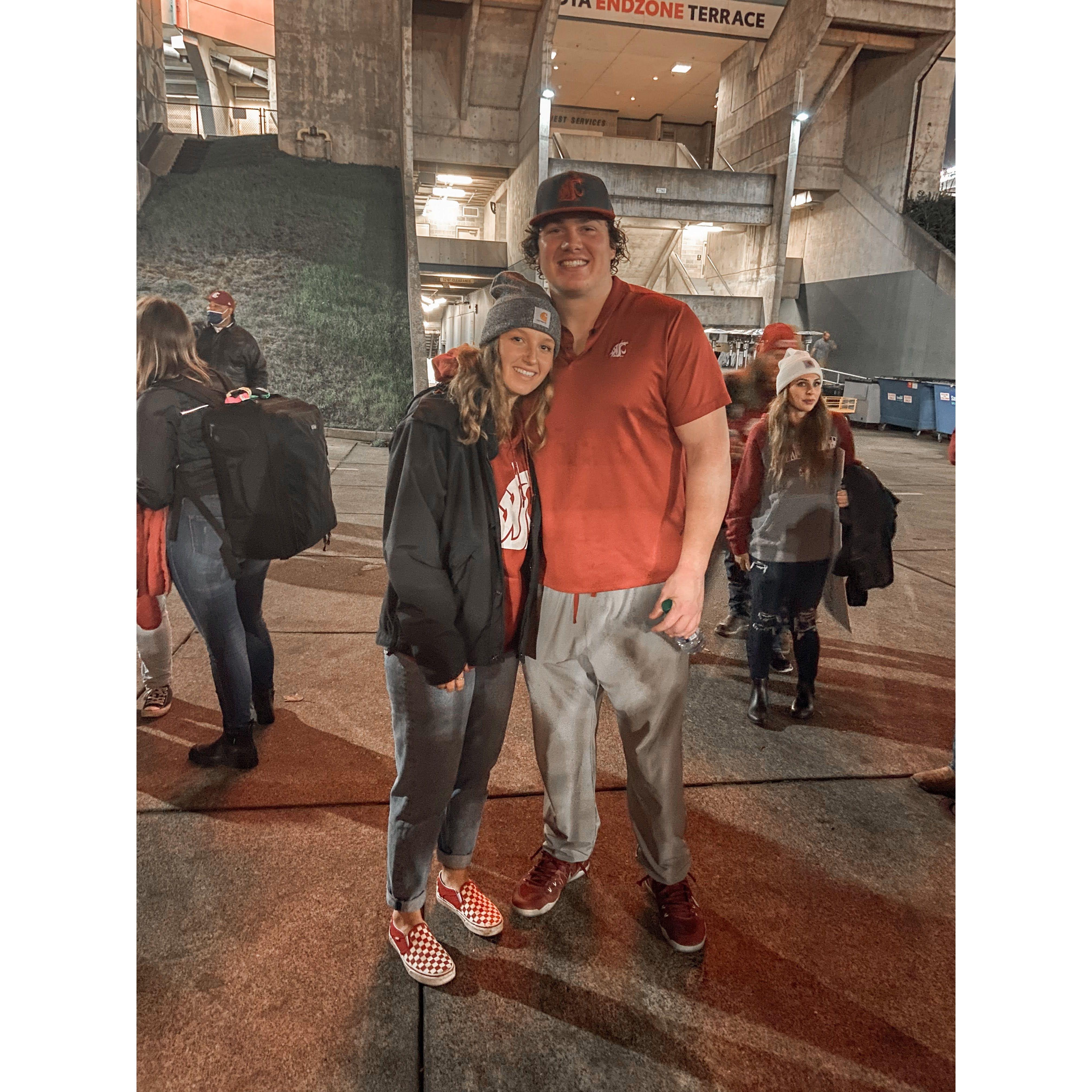 WSU vs Oregon Football Game
