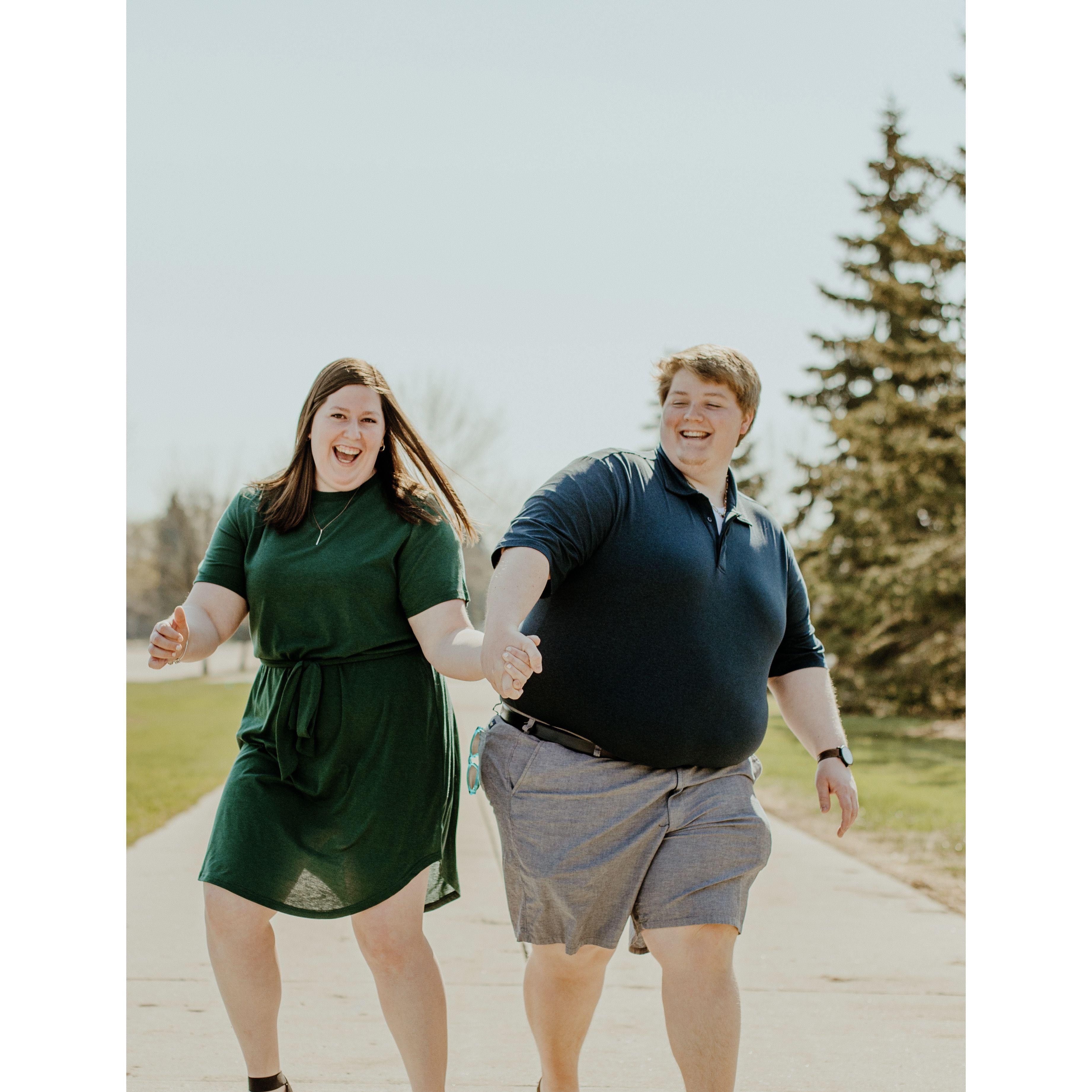 Couples photos before moving Suzy back to Wisconsin