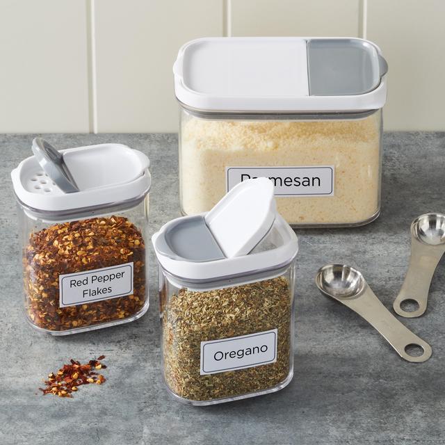 Better Homes & Gardens 3 pack Shake & Store Container with Labels