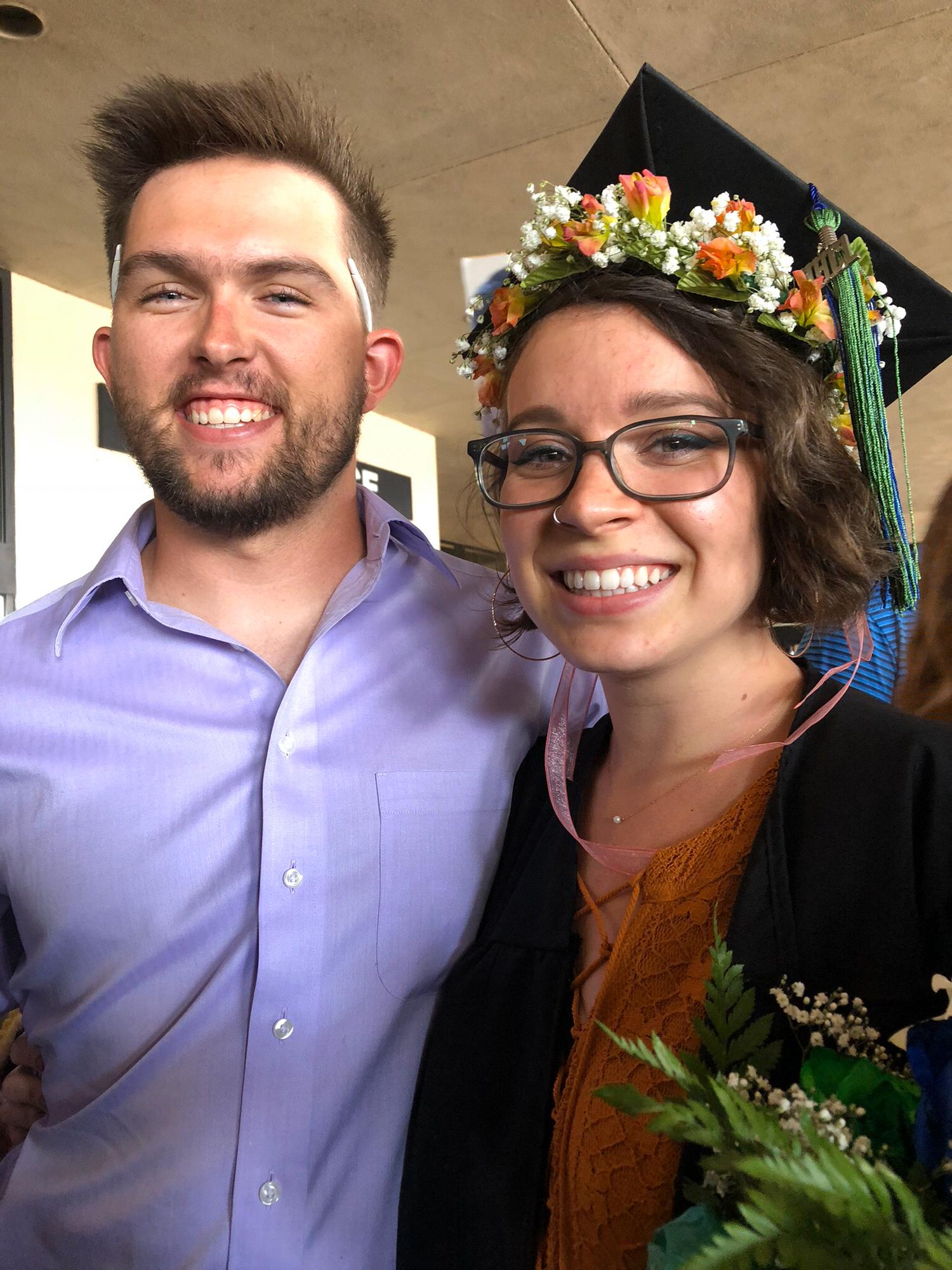THANK GOD! We officially both graduated college!!!